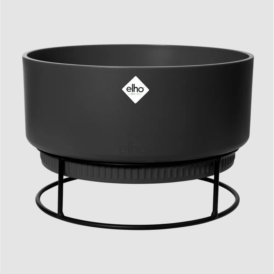 Elho Blumenkasten Moderne Elho B. for Studio Pflanzschale 30 cm in Living Black. Ideal für Zimmerpflanzen, wasserdicht & stilvoll.