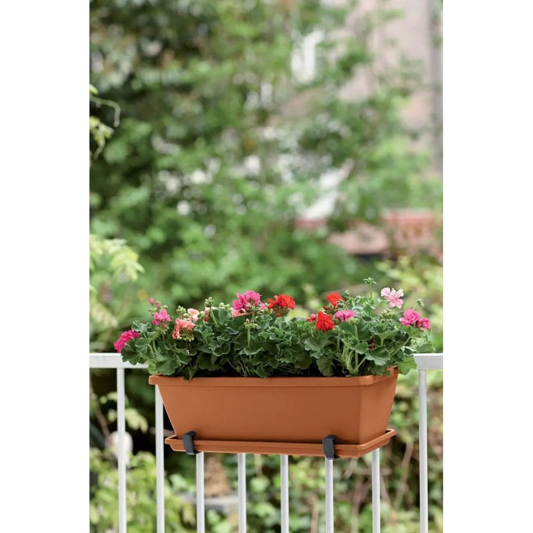 Elho Blumenkasten Elho - Barcelona - Balkon Blumenkasten - 70 cm - Terra