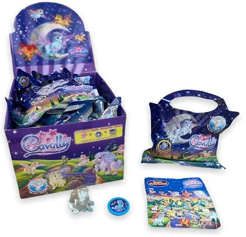 Dinotoys Baby & Kleinkind Dinotoys Surprise Flügelpferden | Überraschungs-Spielzeug für Dino-Fans 24 Stück