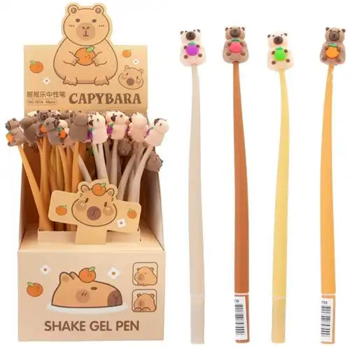 Capybara Gelstift 22cm im Display (48) Stück im Set