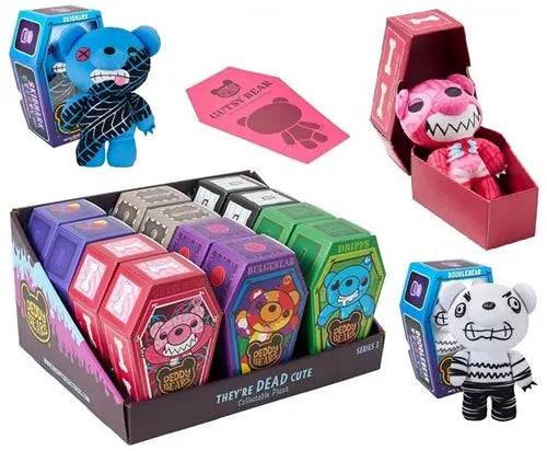 Dinotoys Baby & Kleinkind 12 Stück Deddy Bears Plüsch Serie 3 – 14 cm im Display