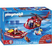 PLAYMOBIL City Action Rettungshubschrauber mit Schlauchboot | ab 3 Jahren