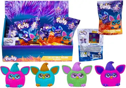Hasbro Baby & Kleinkind Hasbro Furby 3D Radiergummi Blindbag 24 Stück Mini-Puzzle Sammelfigur