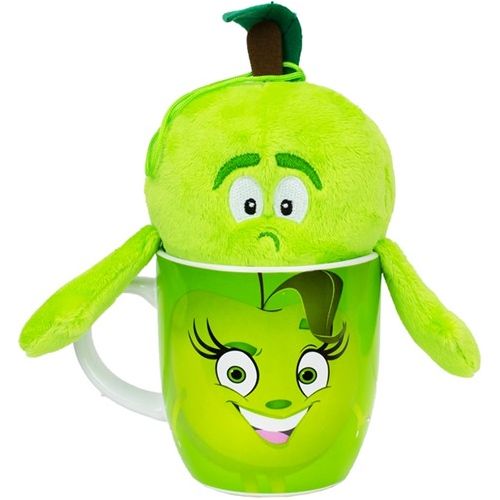 Goodness Gang Apfel – Tasse mit Plüschtier | Frühstücksfreude mit Kuschelfaktor