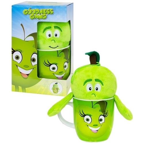 Goodness Gang Apfel – Tasse mit Plüschtier | Frühstücksfreude mit Kuschelfaktor