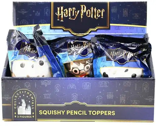 Dinotoys Baby & Kleinkind Harry Potter Squishy Pencil Topper 12 Stück | Knautschbarer Bleistiftaufsatz