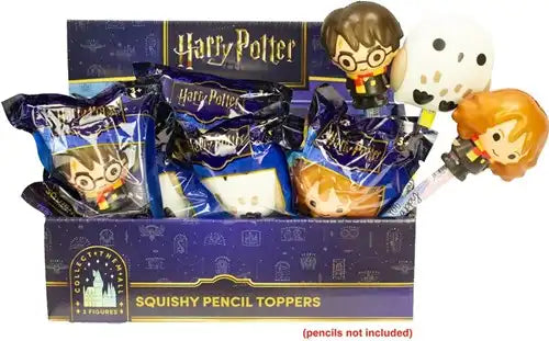 Harry Potter Squishy Pencil Topper 12 Stück | Knautschbarer Bleistiftaufsatz