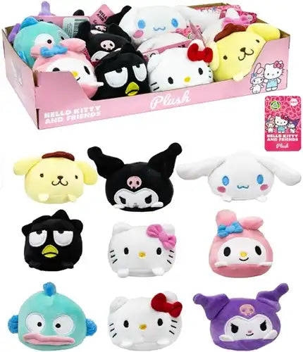 Sanrio Baby & Kleinkind Sanrio Hello Kitty Plüsch Beansies 12 Stück in 9 Arten | Mini-Kuscheltier 8cm