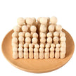 spielzeug-opa Holz Figuren Puppen Deko Holz Basteln Holz Puppen zum anmalen 50 Teiliges Set Spielzeug Figuren Spielfiguren Spielzeug Opa