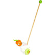 small foot Baby & Kleinkind Schiebe Osterhase Hase mit Dreh Möhre Kinderspielzeug Holzspielzeug small foot Ab 18 Monaten zum Spielen Schiebe Spiel Holz
