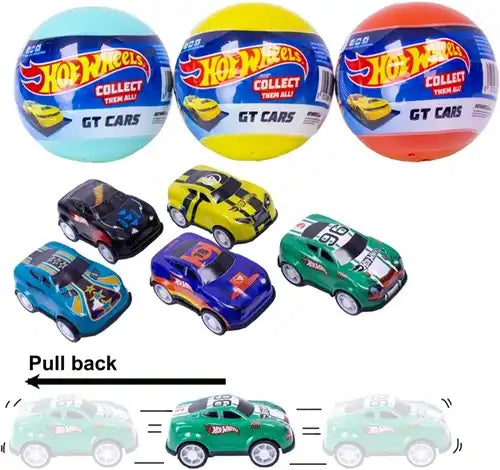 Hot Wheels Baby & Kleinkind Hot Wheels GT-Autos Überraschungskapsel 20 Stück| Mini-Rennwagen 65mm