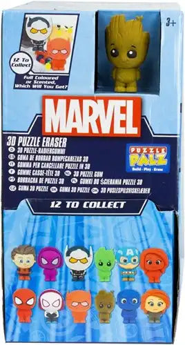 Disney Baby & Kleinkind Marvel Scented Puzzle Palz 30 teilig| 3D-Radiergummi mit Duft