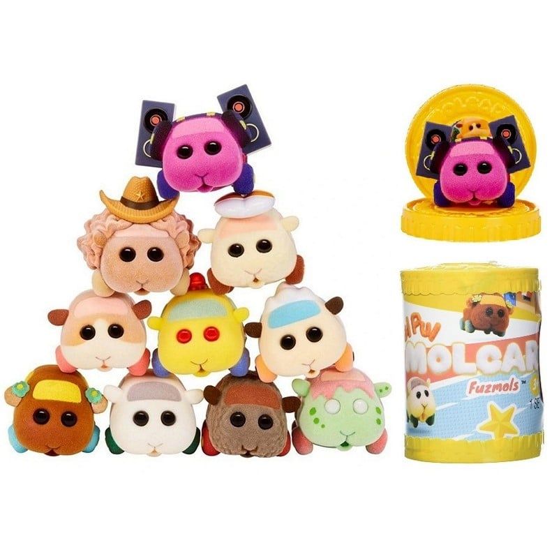 Pui Pui Molcar Fuzmols Plüschfigur 12 Stück  | 6cm Kuscheltier von MGA ab 3 Jahren