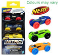 Mattel Baby & Kleinkind Nerf Nitro Foam Car 3-Pack (C0774) | Schaumstoff-Autos 3er-Set