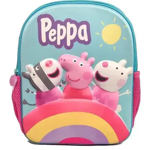Hasbro Rucksack Hasbro Peppa Pig 3D Rucksack für Kinder – Kinderrucksack 30 × 24 × 10 cm