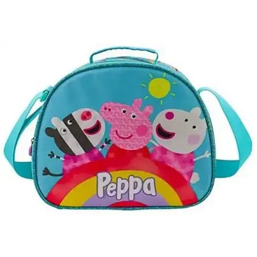 Hasbro Peppa Pig Lunchtasche für Kinder – Brottasche Kindergarten 20 × 26 cm