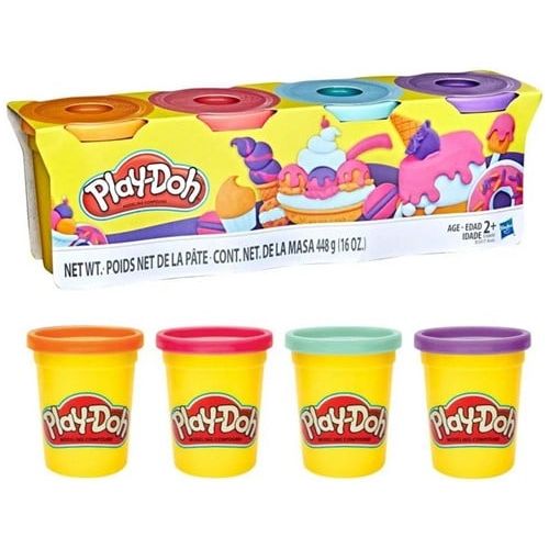 Play Doh 4er Knetset 112 g   448 g Gesamt ab 3 Jahren