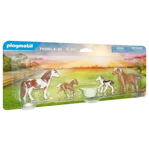 Playmobil Spielpferde PLAYMOBIL Land 2 ISLANDPONYS MIT FOHLEN
