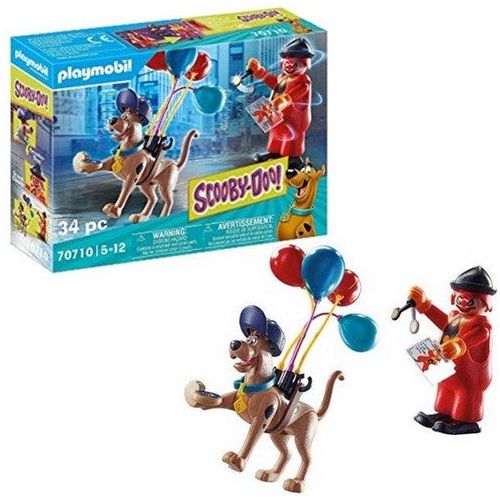 PLAYMOBIL! SCOOBY-DOO ABENTEUER MIT GEISTERCLOWN 14,5X18,5CM