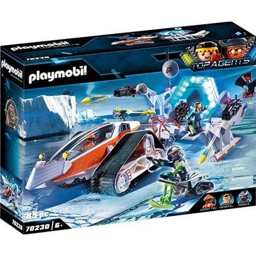 PLAYMOBIL Top Agents 70230 Spy Team Kommandoschlitten mit Licht- und Soundeffekten, Ab 6 Jahren