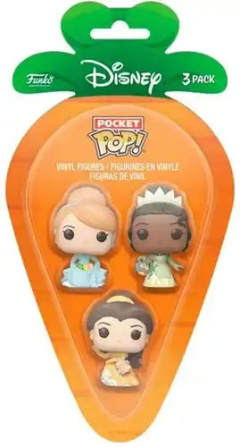 POP Baby & Kleinkind 12 Sets Funko POP! Pocket Carrot Disney Princess – 3er-Pack im Display