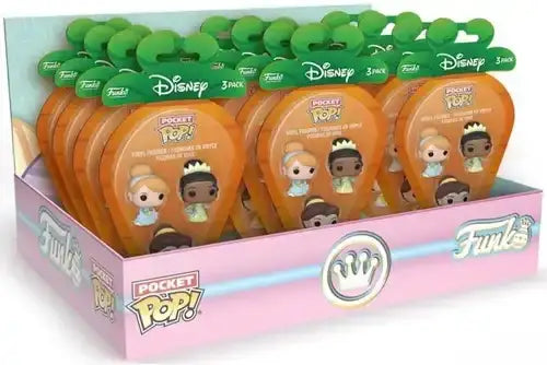 POP Baby & Kleinkind 12 Sets Funko POP! Pocket Carrot Disney Princess – 3er-Pack im Display
