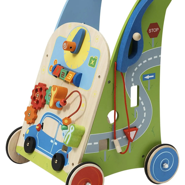 Primi Passi Baby & Kleinkind 1 Stück Primi Passi Activity Walker Garage – Lauflernwagen