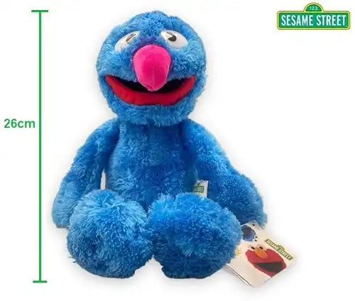 Dinotoys Baby & Kleinkind Sesamstraße Grobi Plüschfigur (Grover) | Kuscheltier 26cm