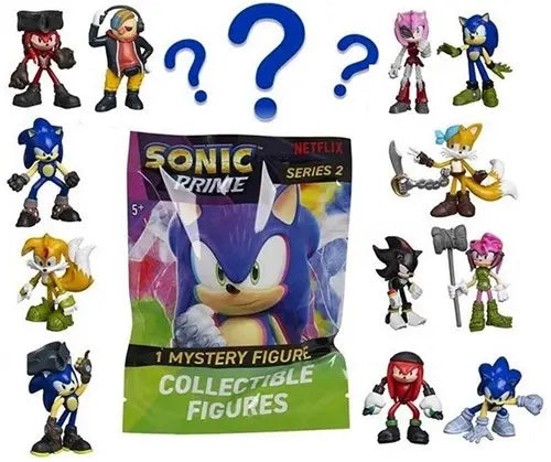 sega Baby & Kleinkind 24er Display Sega Sonic Prime Blind Bag Serie 2 – Überraschungsfiguren zum Sammeln