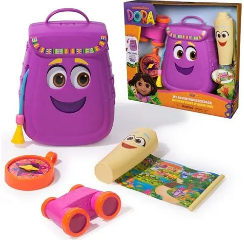 Spin Master Baby & Kleinkind Dora My Adventure Backpack – Spielset mit Entdecker-Zubehör