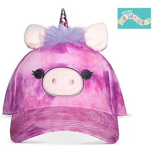 Squishmallows Cap Lola | Einhorn Plüschmütze 20x15x10 cm