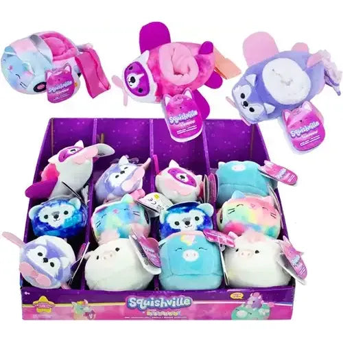 Squishmallows Baby & Kleinkind Squishmallows Squishville Plüsch fahrzeug sortiert 5cm im Display (12)