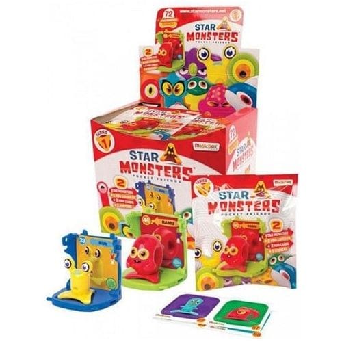Dinotoys Baby & Kleinkind Star Monsters Blindbag 12 Teilig  – Überraschung pur im Mini-Format!  ab 3 Jahren