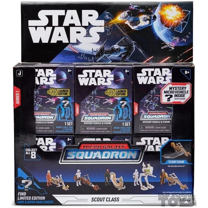 Jazwares Baby & Kleinkind Star Wars Micro Galaxy Mystery Serie 1 – Display mit 12 Stück sb 4 Jahre