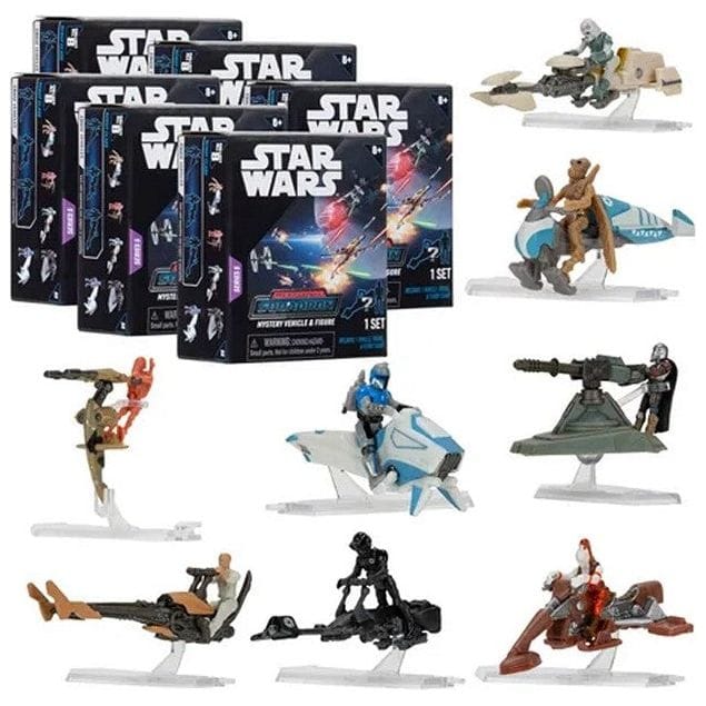 Jazwares Baby & Kleinkind Star Wars Micro Galaxy Mystery Serie 5 – Display mit 12 Stück