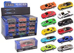 Super Cars Spielzeug Baus Auto Super Cars Metallfahrzeuge 48 Teilig | Robustes Spielzeugauto-Set