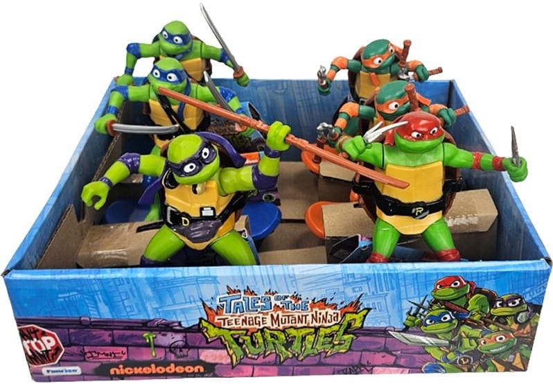 Nickelodeon Baby & Kleinkind 6er Set Nickelodeon Teenage Mutant Ninja Turtles Sewer Shredders Movie Figuren – 12,5 x 13 cm