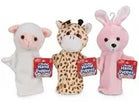 Dinotoys Baby & Kleinkind 6er Set Dinotoys Tier-Handpuppen 15 x 21 cm – 6 verschiedene Plüsch-Handpuppen
