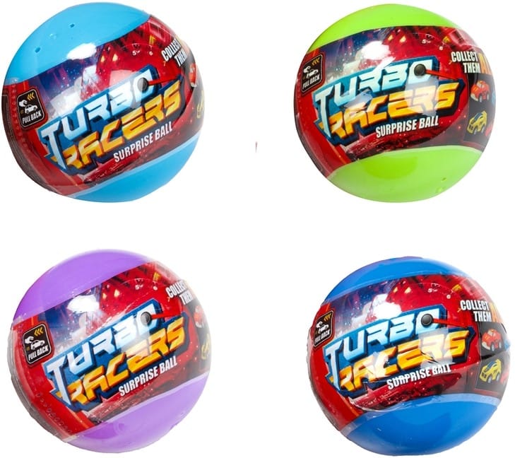 Toi-Toys Baby & Kleinkind Toi-Toys Turbo Racers Surprise Egg 36 Stück | Auto mit Rückzugsmotor in Kapsel