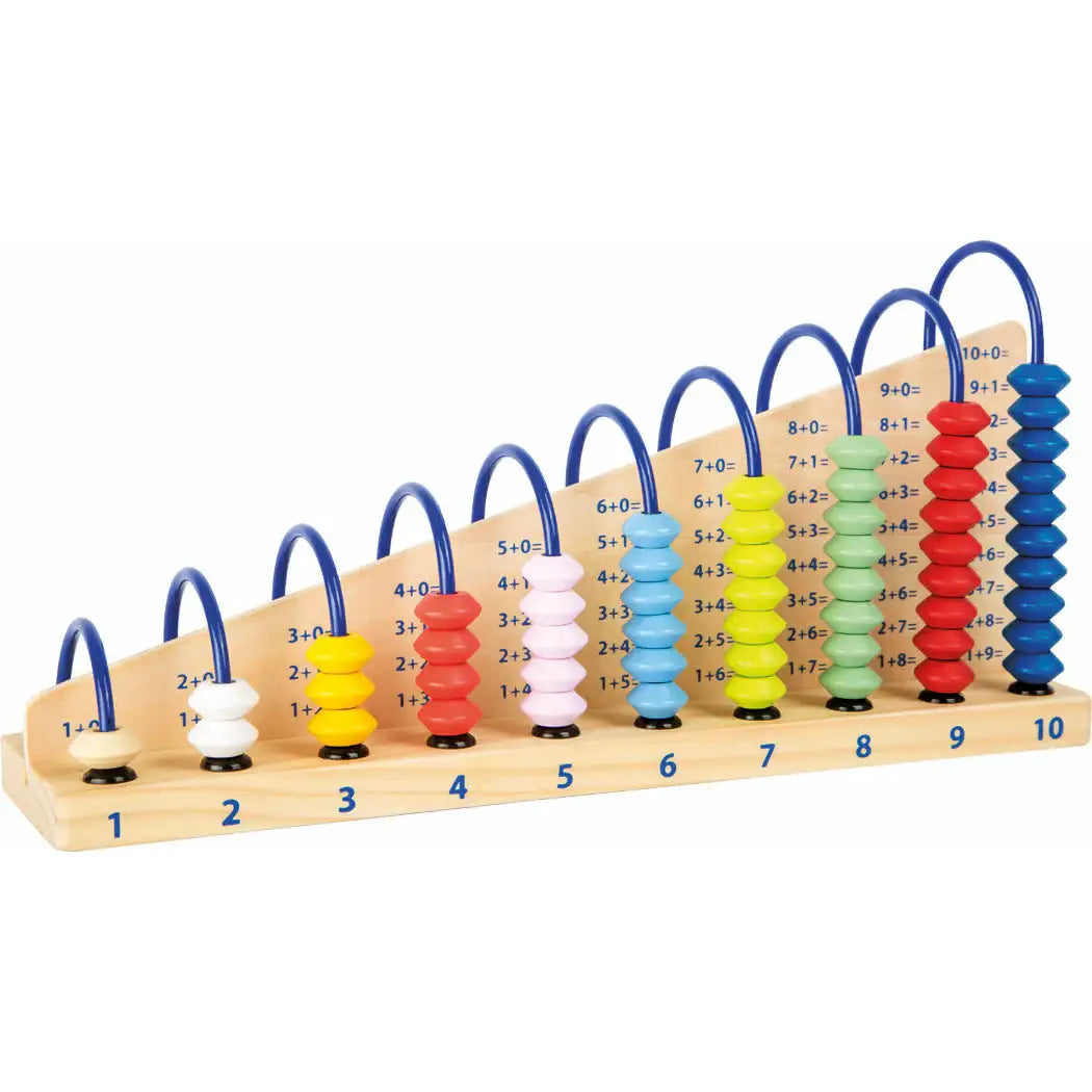 small foot Rechenschieber Rechenschieber Rechenschleife Holz Kinder ab 4 Jahren Holzspielzeug Rechenschieber