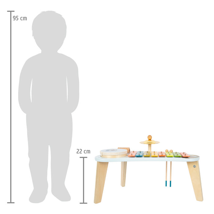 Personalisierbar Musiktisch Holzspielzeug Kinder ab 3 Jahren Kinderspielzeug Musik - Spielzeug Opa