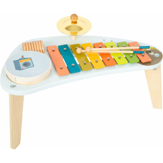 small foot Musiktisch Kinderspielzeug Holz Personalisierbar Musiktisch Holzspielzeug Kinder ab 3 Jahren Kinderspielzeug Musik