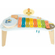 Bunter Holz-Musikspielzeug mit Xylophon, Trommel und Becken für Kinder