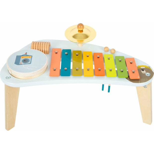 small foot Musiktisch Kinderspielzeug Holz Personalisierbar Musiktisch Holzspielzeug Kinder ab 3 Jahren Kinderspielzeug Musik