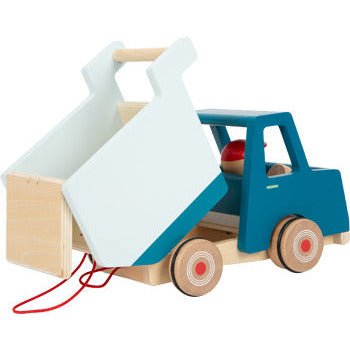 Nachzieh Fahrzeug Kipplaster Holz LKW Kinder ab 18 Monaten