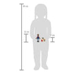 small foot Biege Puppen Biegepuppen Familie mit Rollstuhl Holzpuppen Puppenhausfiguren ab 3 Jahren