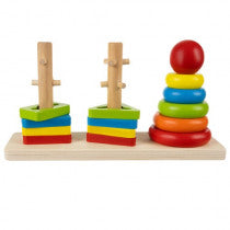 Stapelspielzeug Holz Motorikspiel Kinderspielzeug - Spielzeug Opa