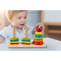 Stapelspielzeug Holz Motorikspiel Kinderspielzeug - Spielzeug Opa