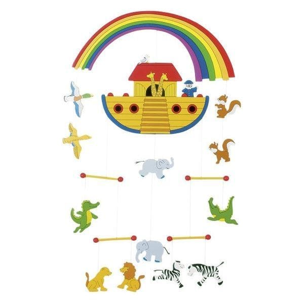 Goki Mobile Holz Arche Noah Personalisiert Mobile Ache Noah Kinder Mobile Holz
