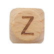 Spielzeug Opa Buchstaben Perlen Z Holzbuchstaben Buche A–Z – 12 mm | Großbuchstaben gelasert Perlen